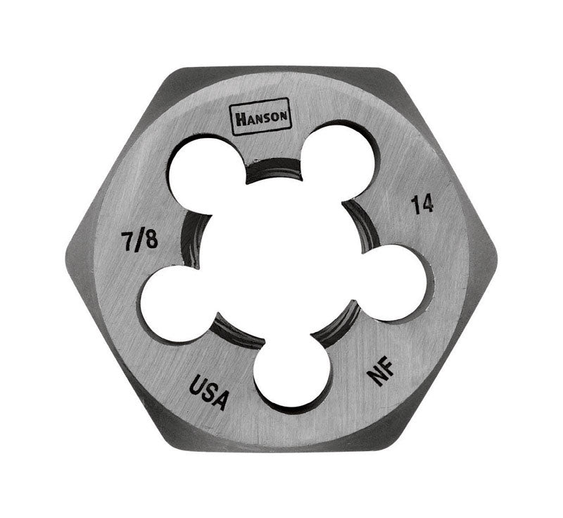 IRWIN - Irwin Hanson High Carbon Steel SAE Hexagon Die 7/8 in. 1 pc [8463]