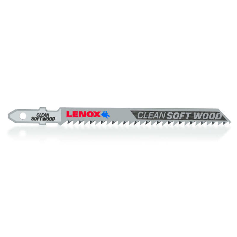 LENOX - Lenox 4 in. Metal T-Shank Clean Soft Wood Jig Saw Blade 10 TPI 3 pk