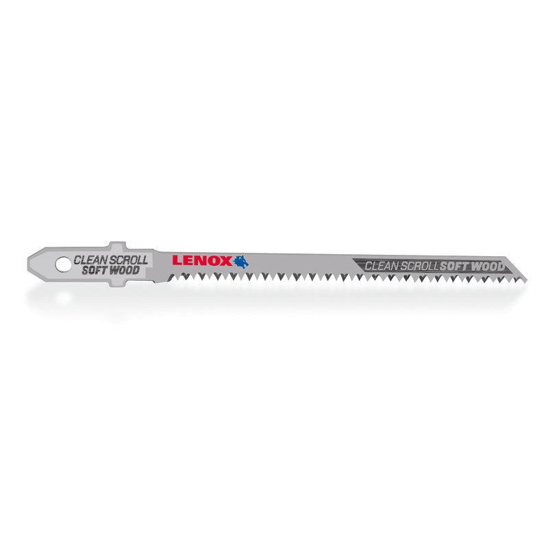 LENOX - Lenox 3-1/2 in. Metal T-Shank Clean Scroll Jig Saw Blade 20 TPI 3 pk