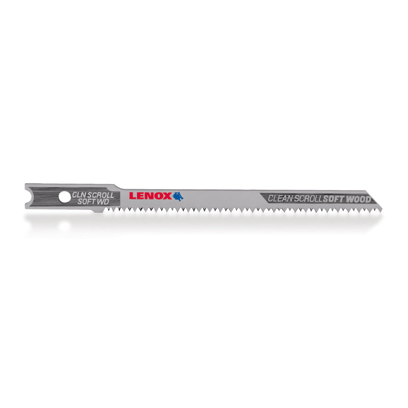 LENOX - Lenox 3-1/2 in. Metal U-Shank Clean Scroll Jig Saw Blade 20 TPI 3 pk