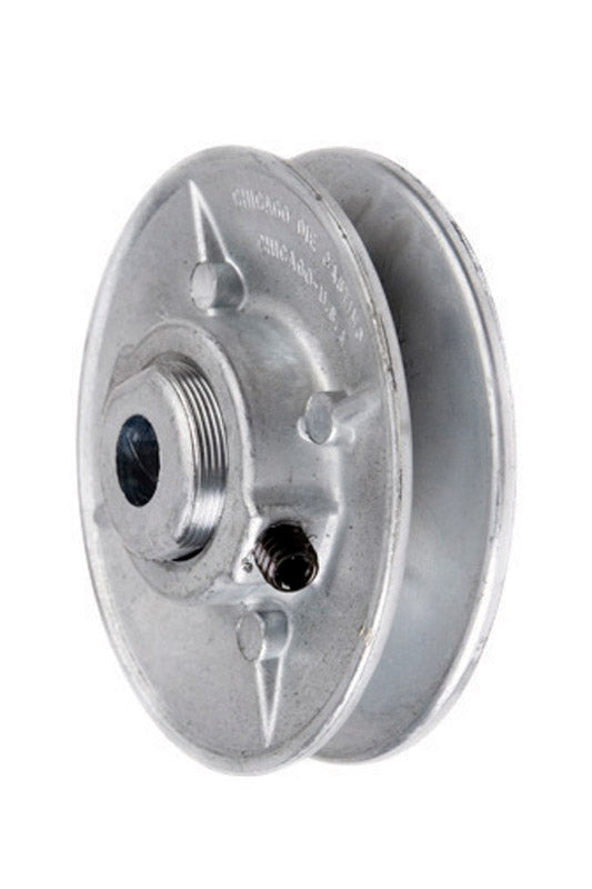 CHICAGO DIE CAST - Chicago Die Cast 3 1/4 in. D Zinc Variable Speed Pulley