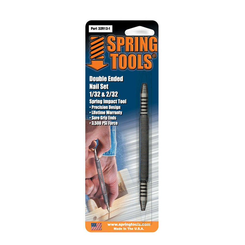 SPRING TOOLS - Spring Tools 1/32 and 2/32 in. Double-Ended Nail Set 1 pc