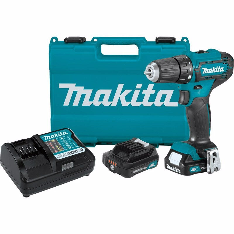 MAKITA - Makita 12V 3/8 in. Brushed Cordless Drill/Driver Kit (Battery & Charger)