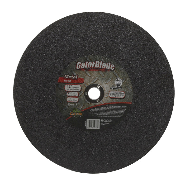 GATOR - Gator 14 in. D X 1 in. Aluminum Oxide Metal Cut-Off Blade 1 pc