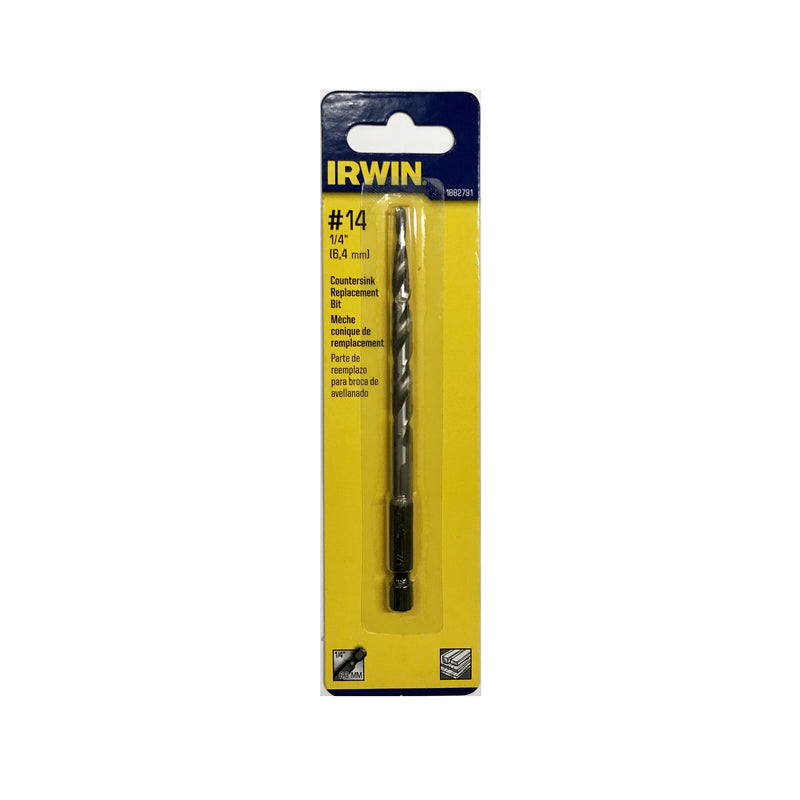 IRWIN - Irwin #14 X 1/4 in. D High Speed Steel Countersink Replacement Bit 1 pc