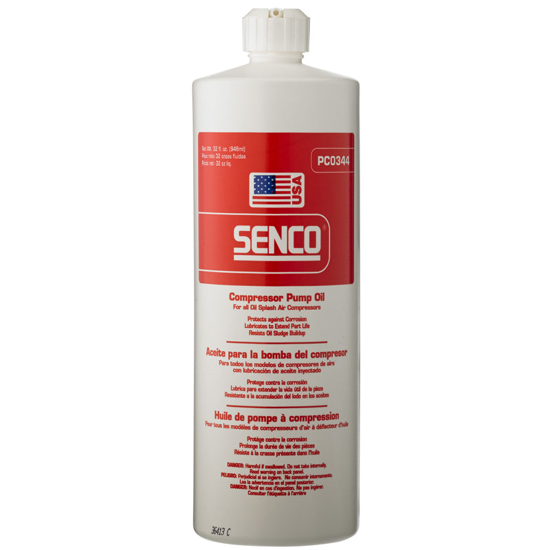 SENCO - Senco Compressor Pump Lubricating Oil 32 oz