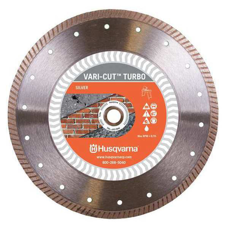 HUSQVARNA - Husqvarna Vari-Cut Turbo 7 in. D X 5/8 and 7/8 in. Steel Diamond Saw Blade