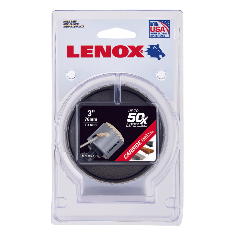 LENOX - Lenox Speed Slot 3 in. Carbide Tipped Hole Saw