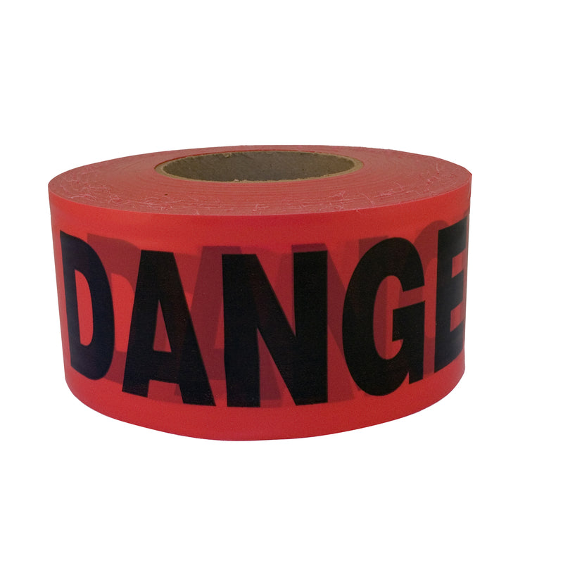 CH HANSON - C.H. Hanson CH Hanson 1000 ft. L X 3 in. W Plastic Danger Barricade Tape Red