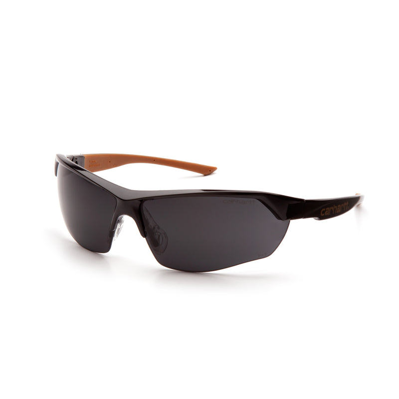 CARHARTT - Carhartt Braswell Anti-Fog Safety Glasses Gray Lens Black Frame 1 pc