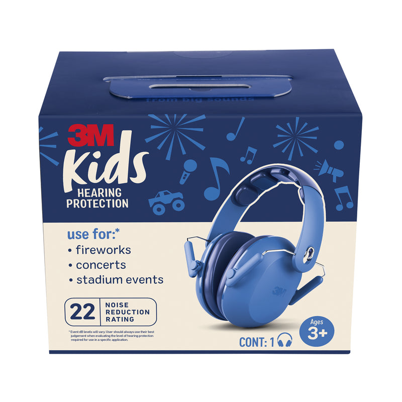 3M - 3M 22 dB Kids Ear Muffs Blue 1 pk