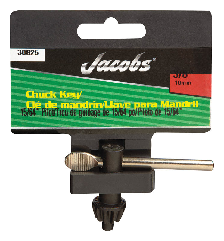 JACOBS - Jacobs 3/8 in. X 15/64 in. K30 Chuck Key T-Handle Steel 1 pc