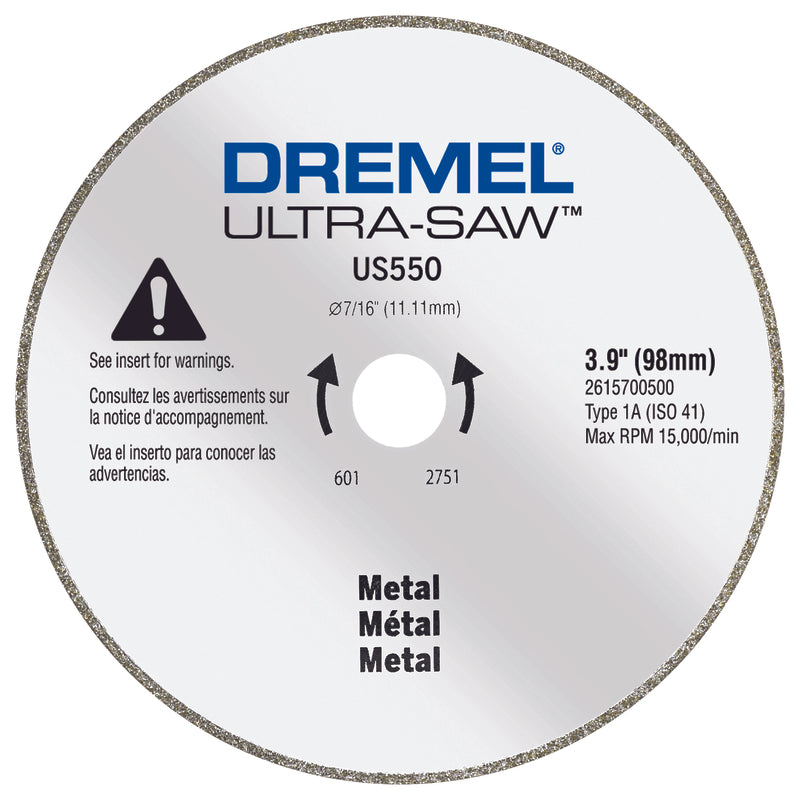 DREMEL - Dremel Ultra-Saw 3.9 in. Diamond Grit Metal Blade 1 pk