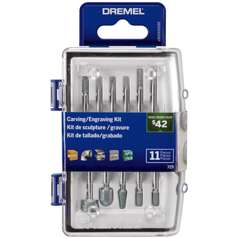 DREMEL - Dremel Carving/Engraving Accessory Kit 11 pc