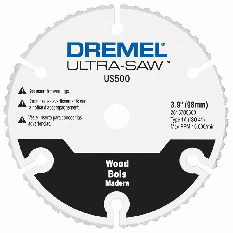 DREMEL - Dremel Ultra-Saw 3.9 in. Carbide Wood Cutting Wheel 1 pk