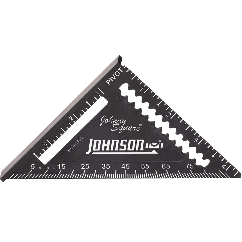 JOHNSON - Johnson Johnny Square 4-1/2 in. L Aluminum Professional Easy-Read Finish Square