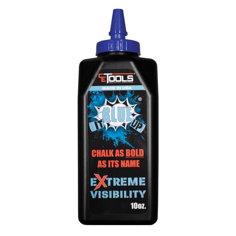 CE TOOLS - CE Tools 10 oz Semi-Permanent Extreme Visibility Marking Chalk Blue It Up 1 pk