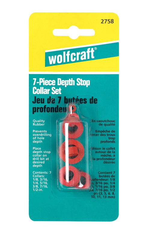 WOLFCRAFT - Wolfcraft Drill Stop Set 7 pc [2758]