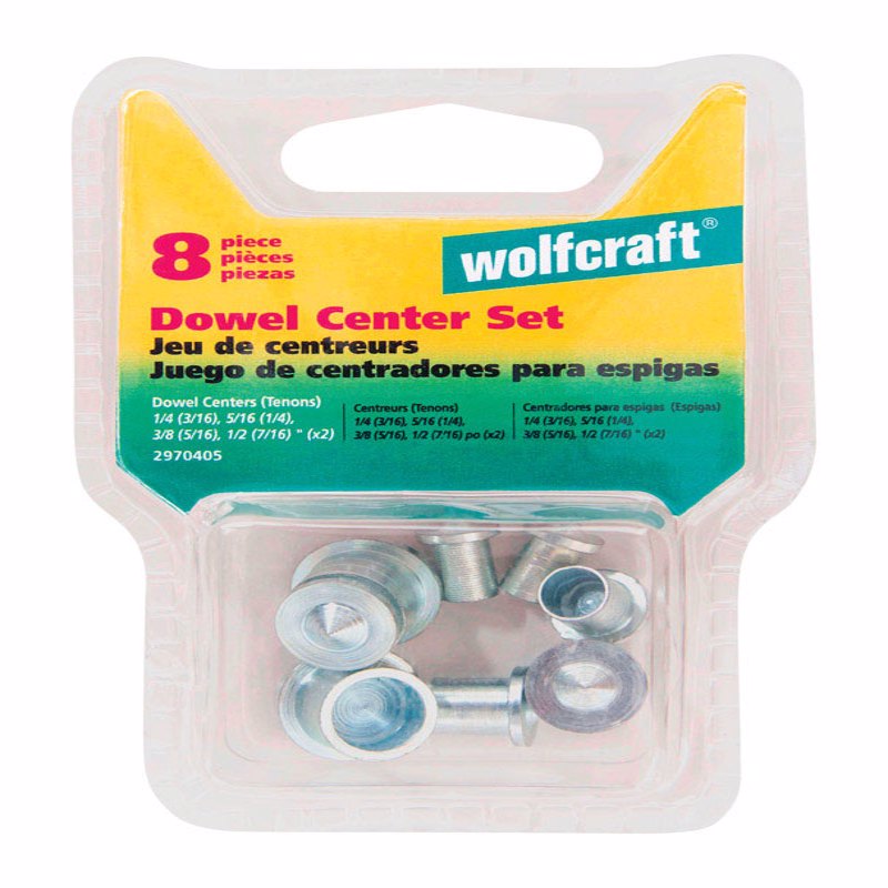 WOLFCRAFT - Wolfcraft Dowel Center Set 8 pc