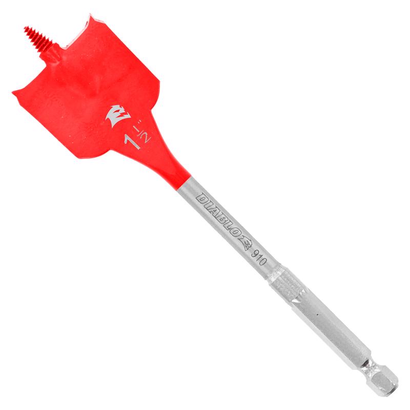 DIABLO - Diablo 1-1/2 in. X 6 in. L High Speed Steel Clean Wood Spade Bit Hex Shank 1 pk