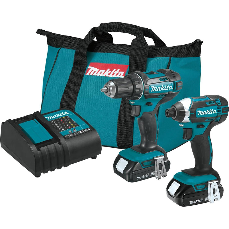 MAKITA - Makita 18V LXT Cordless Brushed 2 Tool Combo Kit [CT225SYX]