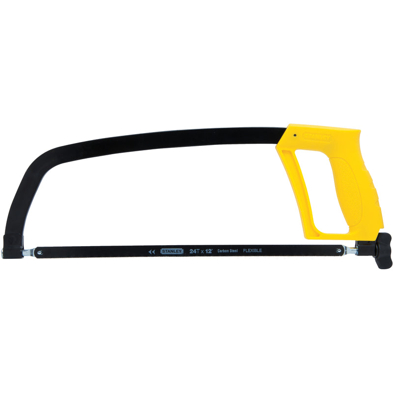 STANLEY - Stanley 12 in. Carbon Steel Hacksaw Black/Yellow 1 pc