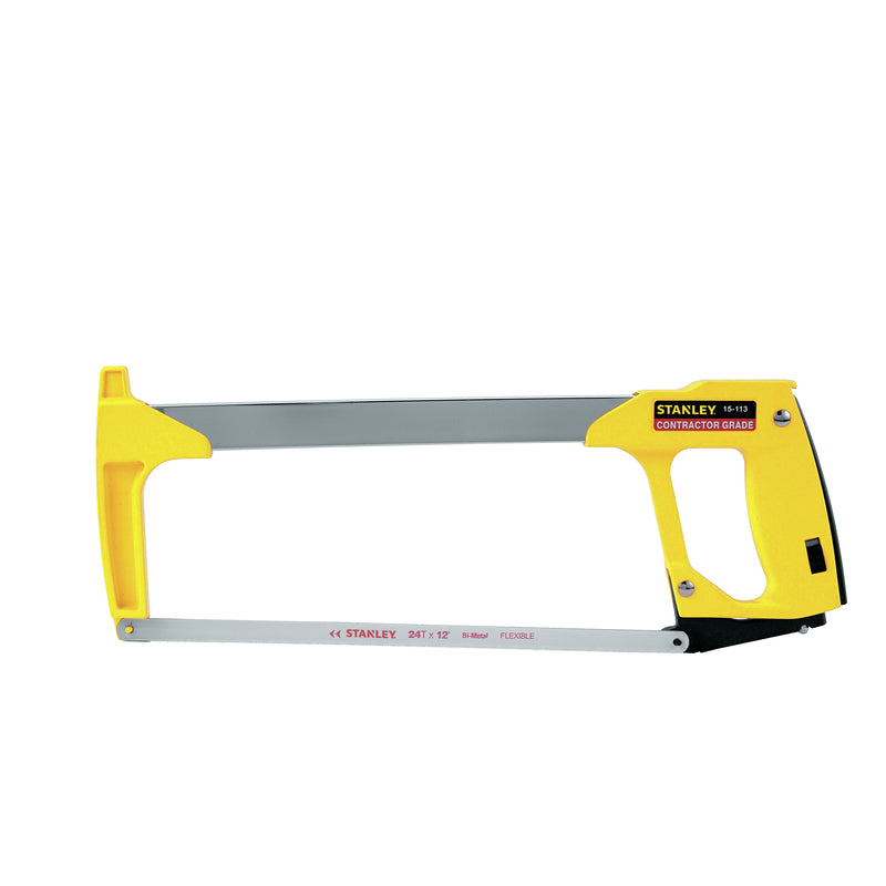 STANLEY - Stanley 12 in. Bi-Metal Hacksaw Gray/Yellow 1 pc