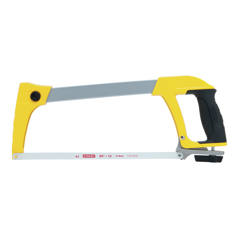 STANLEY - Stanley 12 in. High Carbon Steel Hacksaw Black/Yellow 1 pc