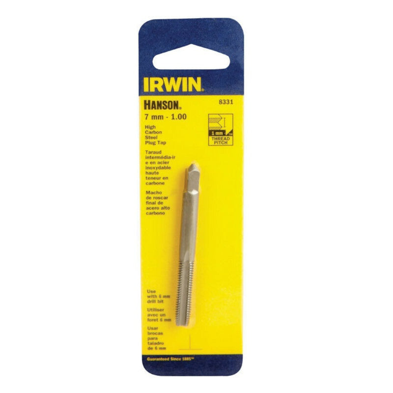 IRWIN - Irwin Hanson High Carbon Steel Metric Plug Tap 7 - 1.00 mm 1 pc