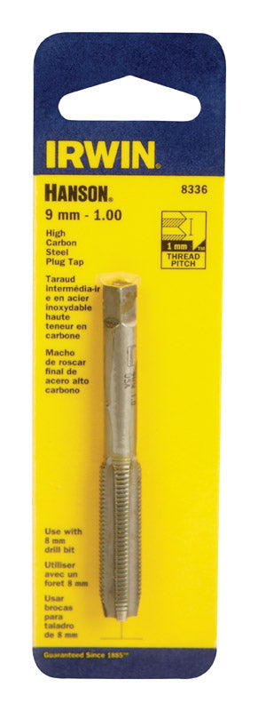 IRWIN - Irwin Hanson High Carbon Steel Metric Plug Tap 9 - 1.00 mm 1 pc