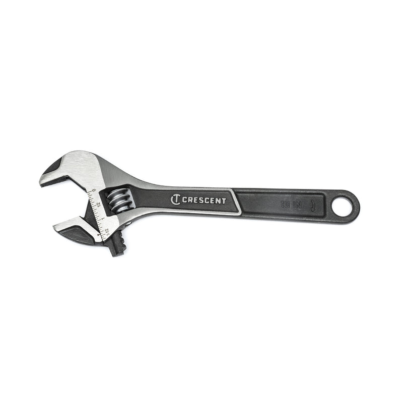 CRESCENT - Crescent Metric and SAE Wide Jaw Adjustable Wrench 10 in. L 1 pc