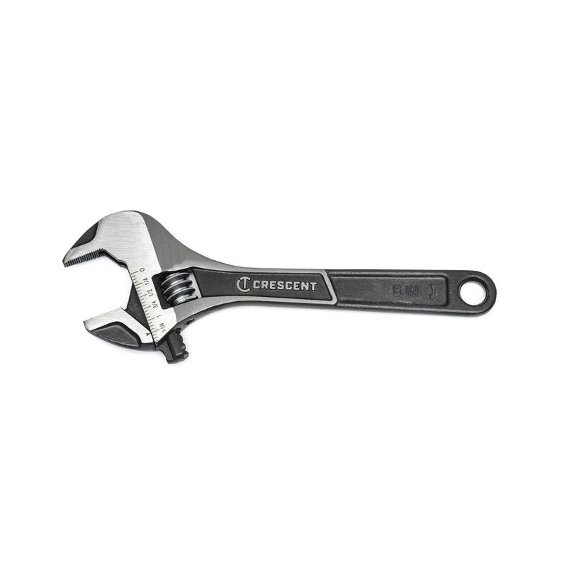 CRESCENT - Crescent Metric and SAE Wide Jaw Adjustable Wrench 8 in. L 1 pc