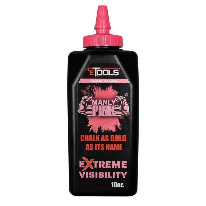 CE TOOLS - CE Tools 10 oz Standard Extreme Visibility Marking Chalk Fluorescent Pink 1 pk