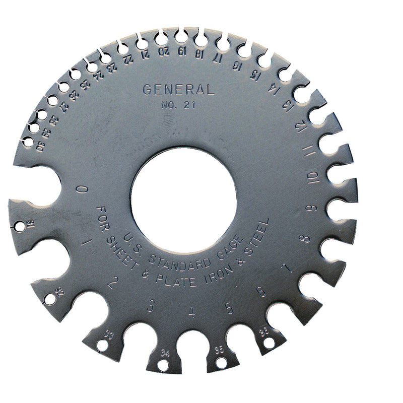 GENERAL - General 3.25 in. L Silver Cable Ripper & Wire Gauge [21]