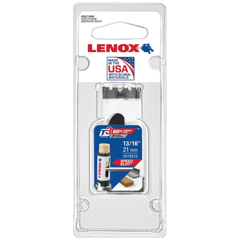 LENOX - Lenox Speed Slot 13/16 in. Bi-Metal Hole Saw 1 pc