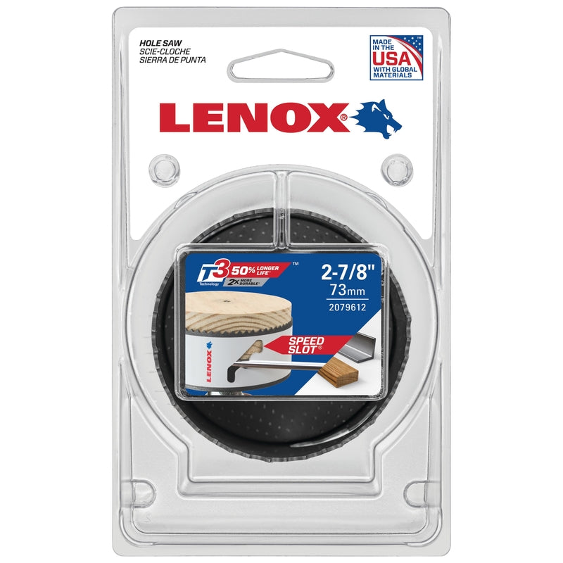 LENOX - Lenox Speed Slot 2-7/8 in. Bi-Metal Hole Saw 1 pc