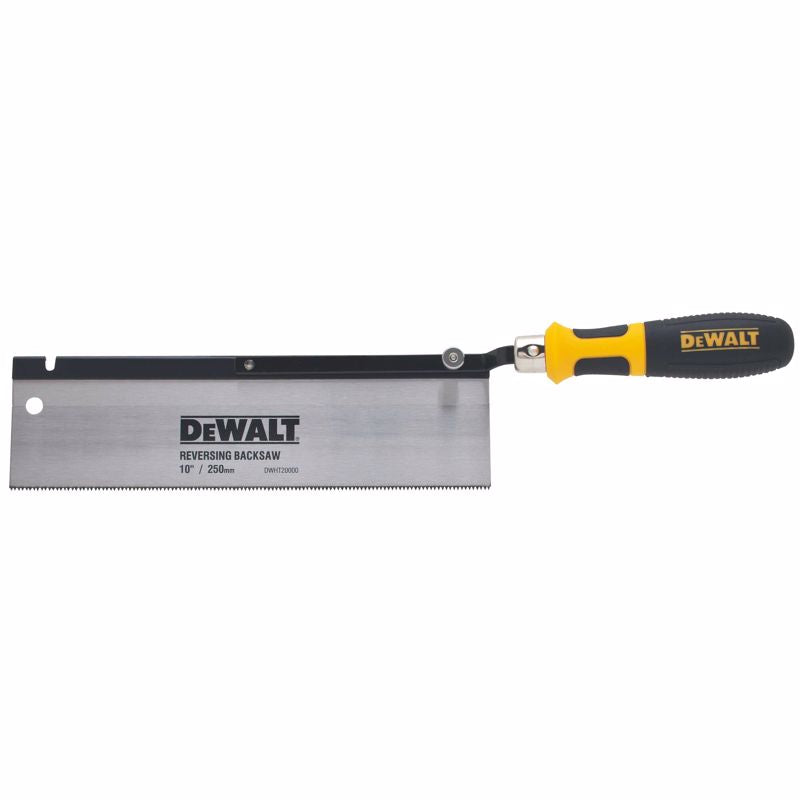 DEWALT - DeWalt 10 in. Steel Flush Cut Reversing Back Saw 13 TPI 1 pc