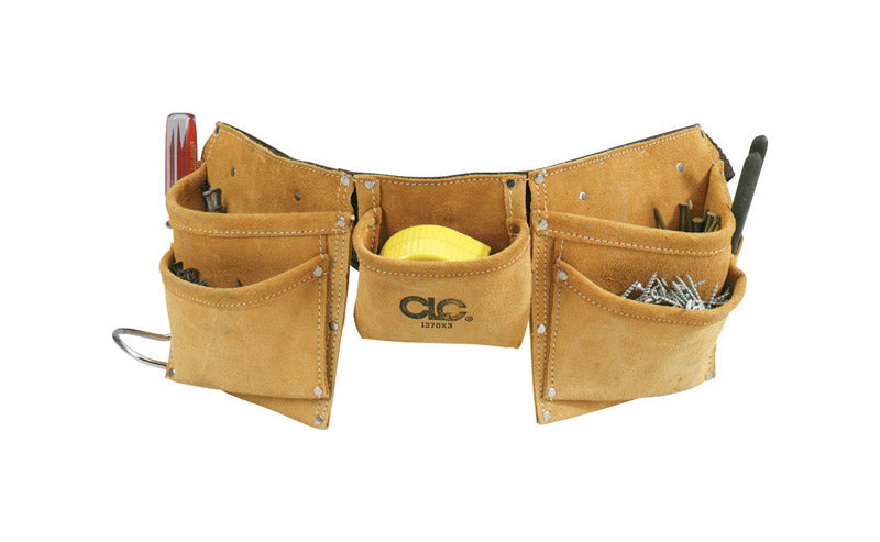 CLC - CLC Heavy Duty 8 pocket Leather/Suede Work Apron Tan 1 pk