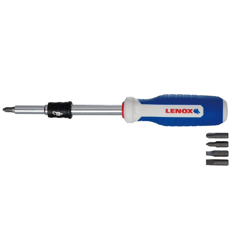 LENOX - Lenox 6-in-1 Magnetic Extending Multi-Bit Screwdriver 1 pc