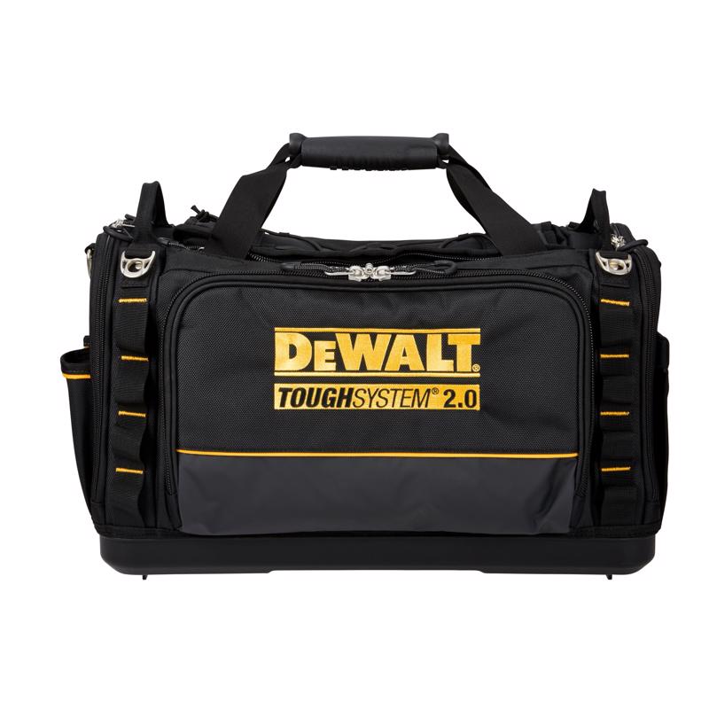 DEWALT - DeWalt ToughSystem 2.0 15 in. W X 13.13 in. H Ballistic Nylon Tool Bag 50 pocket Black/Yellow 1 pc