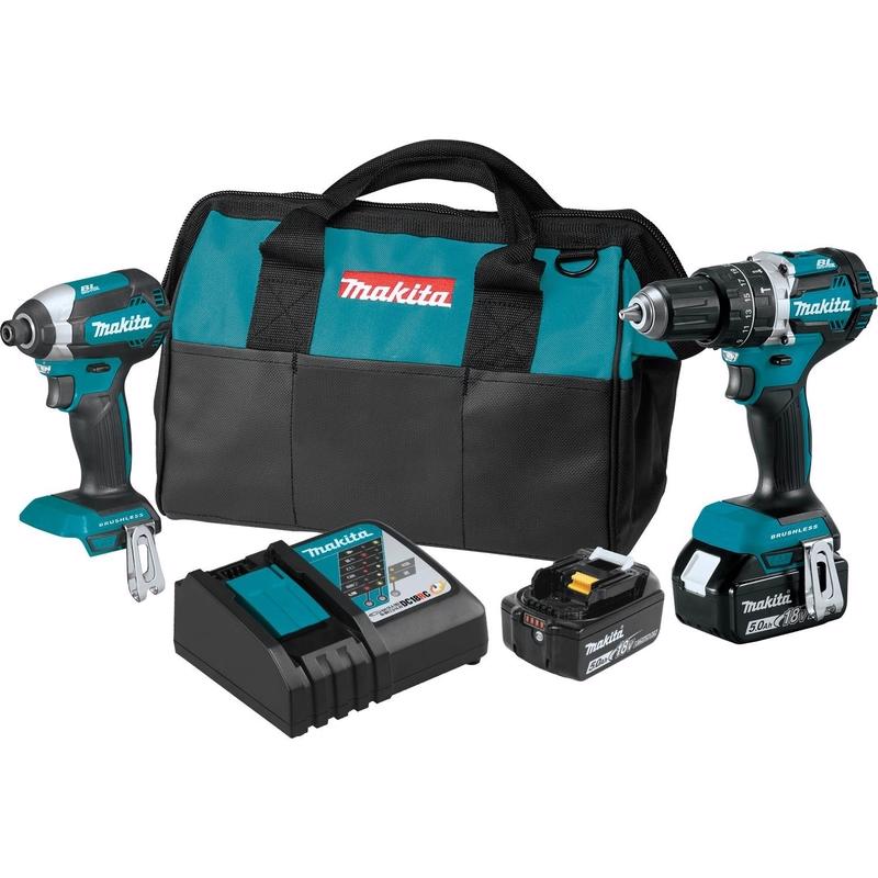 MAKITA - Makita 18V LXT Cordless Brushless 2 Tool Combo Kit [XT269T]