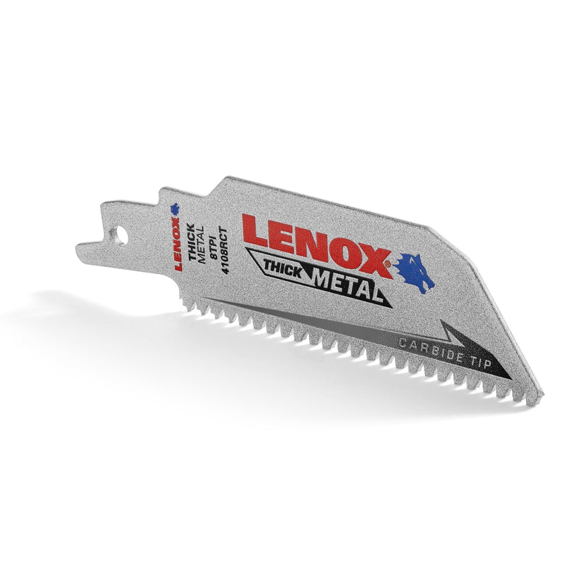 LENOX - Lenox Lazer CT 4 in. Carbide Tipped Reciprocating Saw Blade 8 TPI 1 pc