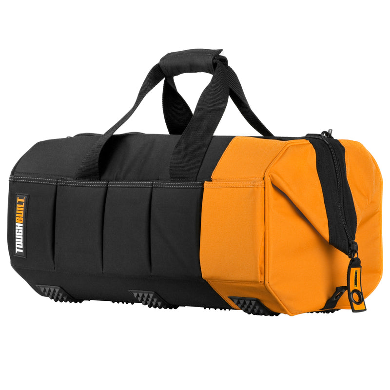 TOUGHBUILT - ToughBuilt 6.5 in. W X 10.5 in. H Polyester Massive Mouth Tool Bag 51 pocket Black/Gray/Orange 1 pc