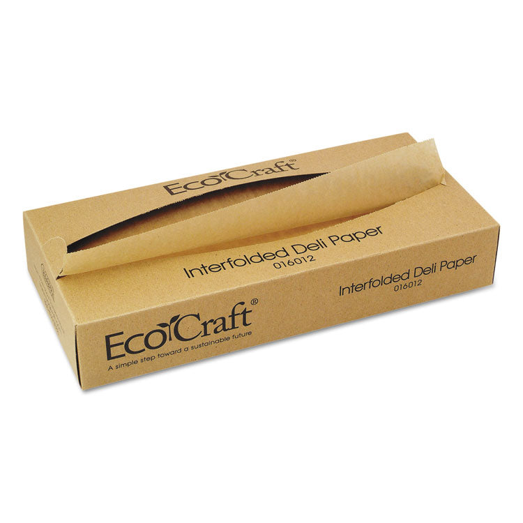 Bagcraft - EcoCraft Interfolded Soy Wax Deli Sheets, 12 x 10.75, 500/Box, 12 Boxes/Carton