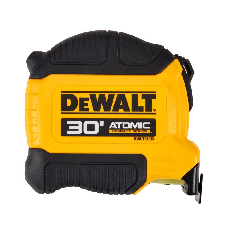 DEWALT - DeWalt Atomic Compact 30 ft. L X 1-1/8 in. W Tape Measure 1 pk