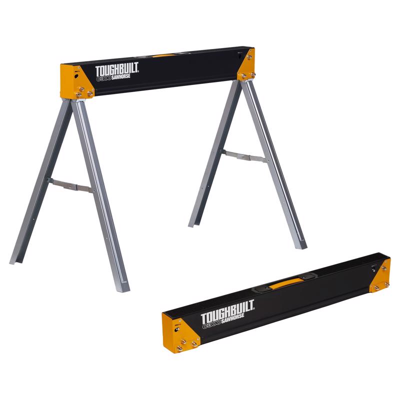 TOUGHBUILT - ToughBuilt 28.54 in. H X 36.81 in. W X 22.64 in. D Folding Sawhorse 1100 lb. cap. 1 pc