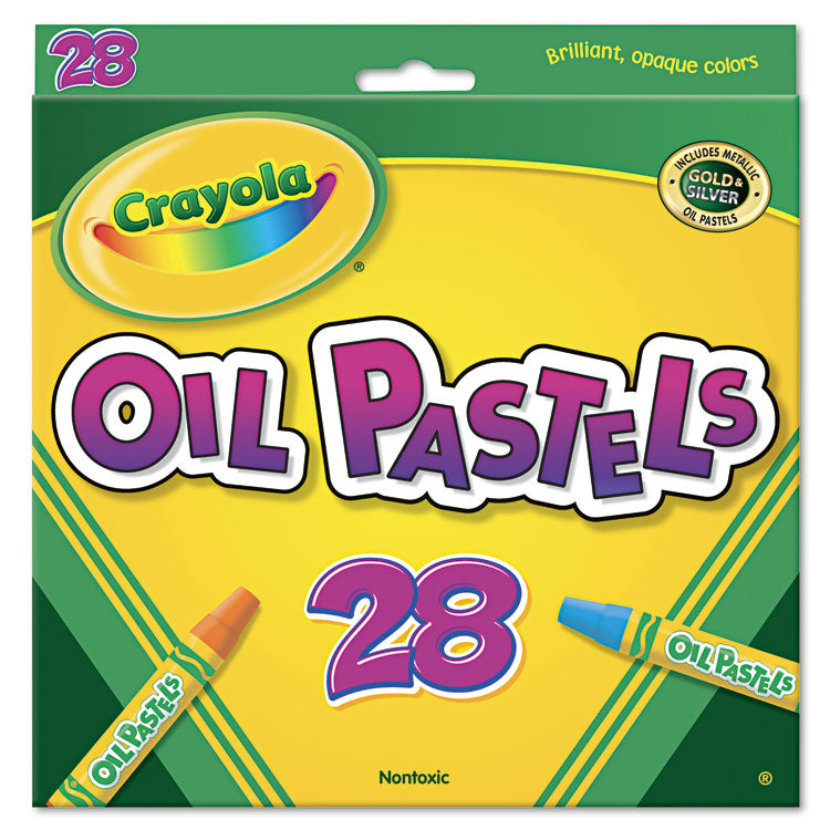 Crayola - Oil Pastels, 28 Assorted Colors, 28/Pack