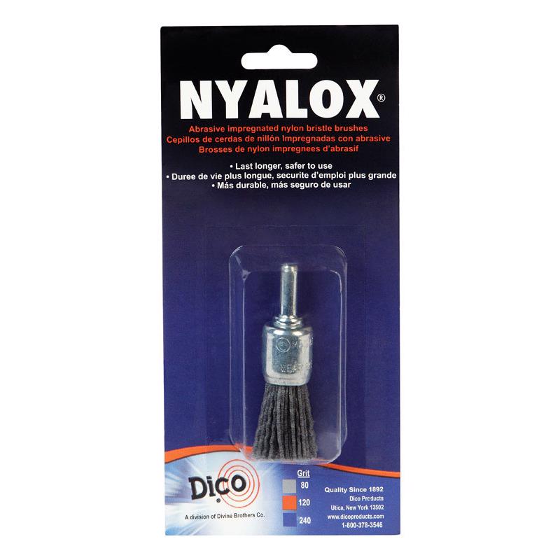DICO - Dico NYALOX 3/4 in. Coarse Crimped Mandrel Mounted Cup End Brush Nylon 4500 rpm 1 pc