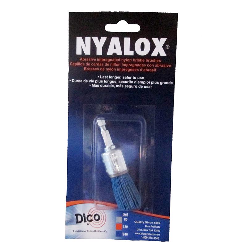 DICO - Dico NYALOX 3/4 in. Fine Crimped Mandrel Mounted Cup End Brush Nylon 4500 rpm 1 pc