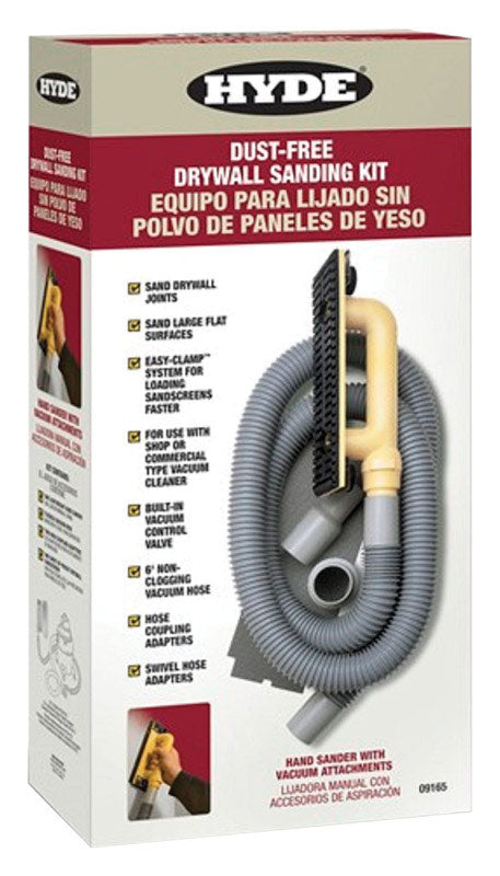 HYDE - Hyde Plastic Drywall Vacuum Hand Sander 3.25 in. H X 8 in. W X 16.75 in. L